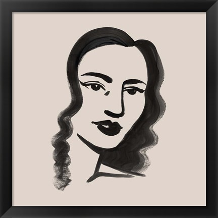 Framed Mona I Print