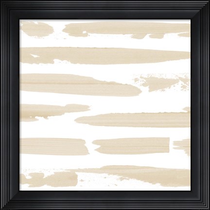 Framed Sand Swipe I Print