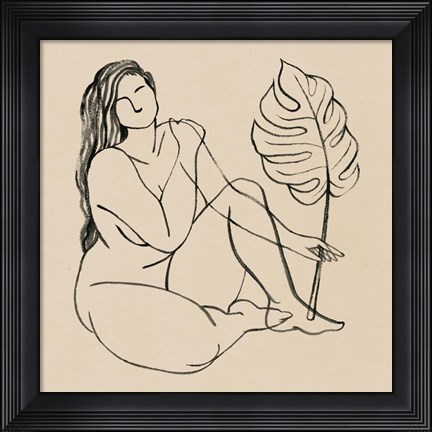 Framed Femme Figure III Print