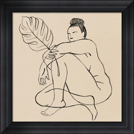 Framed Femme Figure IV Print