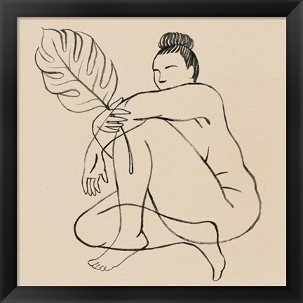 Framed Femme Figure IV Print