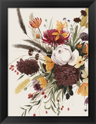 Framed Equinox Bouquet I Print