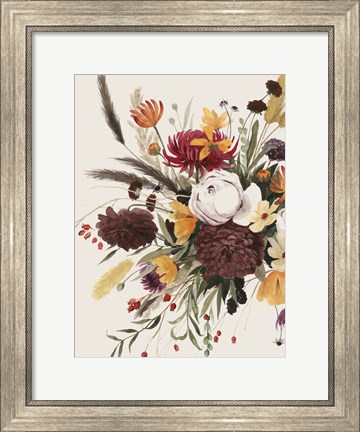 Framed Equinox Bouquet I Print