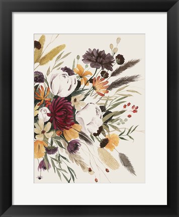 Framed Equinox Bouquet II Print