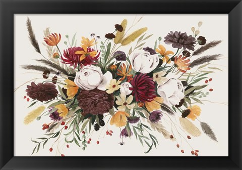 Framed Equinox Bouquet III Print