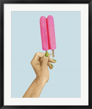 Framed Popsicle Summer I Print