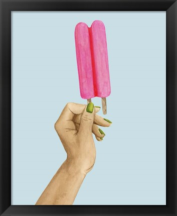 Framed Popsicle Summer I Print