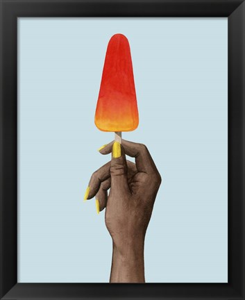 Framed Popsicle Summer II Print