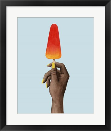 Framed Popsicle Summer II Print