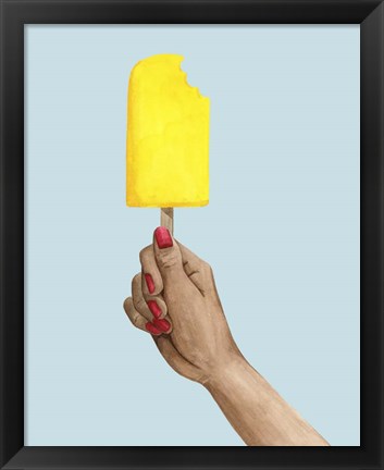 Framed Popsicle Summer III Print