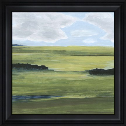 Framed Halcyon Valley II Print