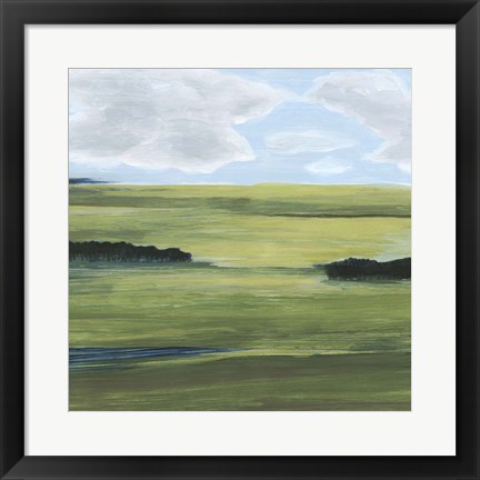 Framed Halcyon Valley II Print