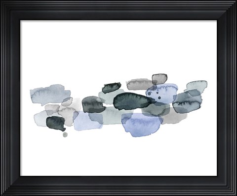 Framed River Droplets I Print