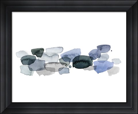 Framed River Droplets II Print