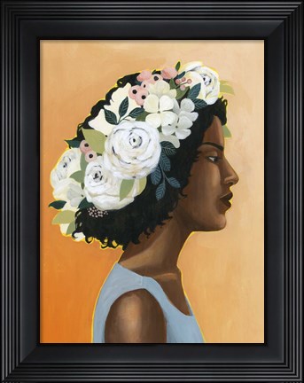Framed Modern Laurel I Print