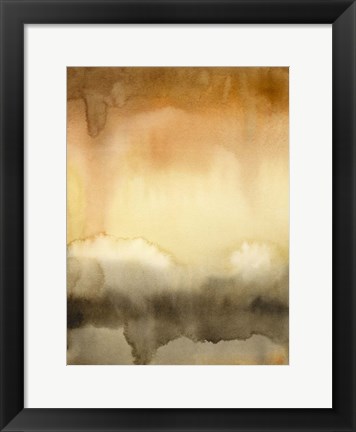 Framed Sunset Windowpane II Print