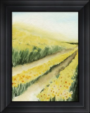 Framed Gilded Aisles I Print