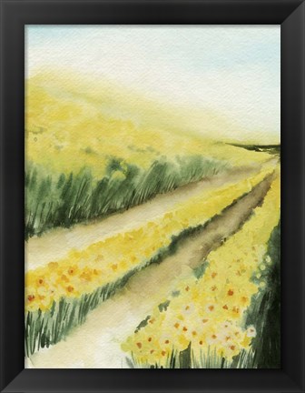 Framed Gilded Aisles I Print