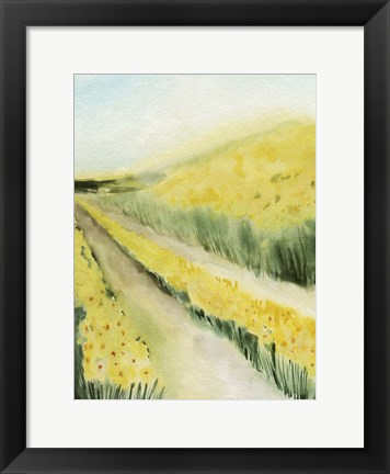 Framed Gilded Aisles II Print