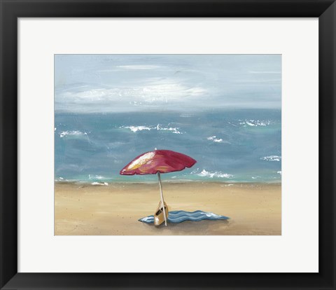 Framed By the Beach I Print