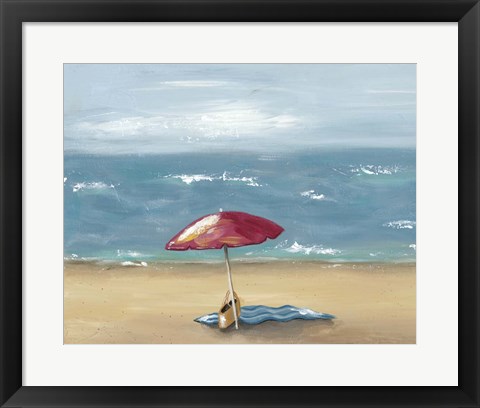 Framed By the Beach I Print