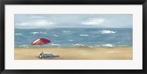 Framed By the Beach III Print