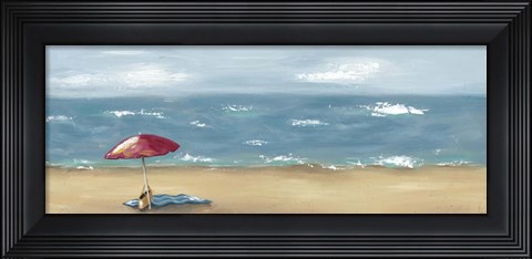Framed By the Beach III Print
