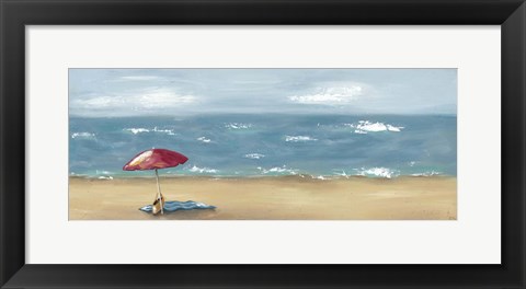 Framed By the Beach III Print