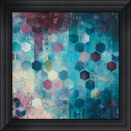 Framed Shimmery II Print