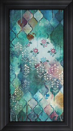 Framed Antique Ogees I Print