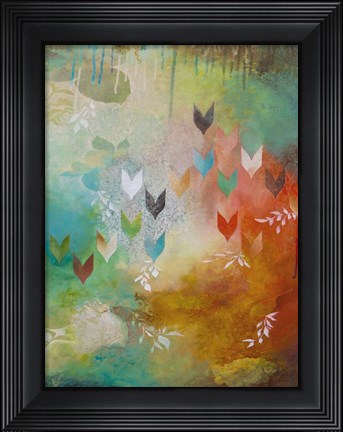 Framed Fervently II Print