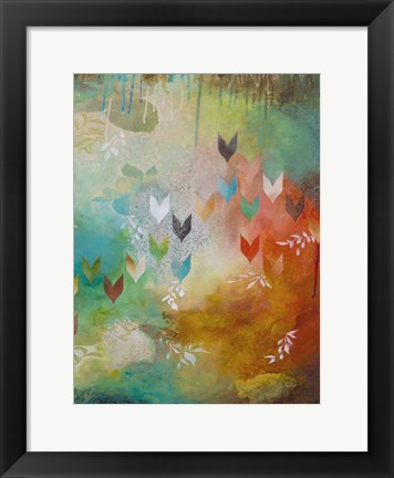 Framed Fervently II Print