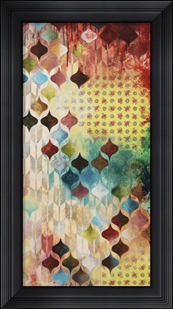 Framed Nostalgic Geo II Print