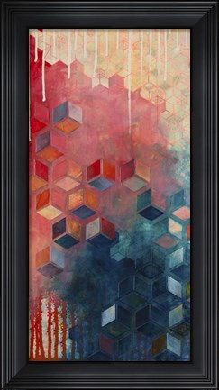 Framed Split Asanoha I Print