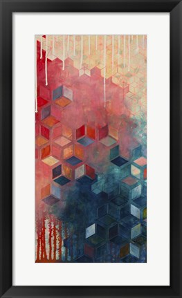 Framed Split Asanoha I Print