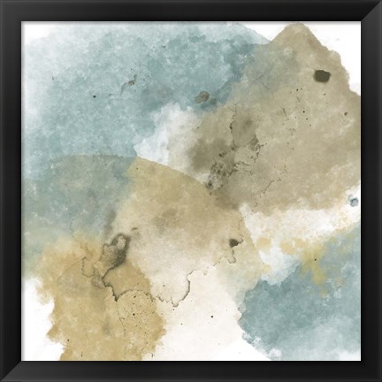 Framed Fading Pieces I Print
