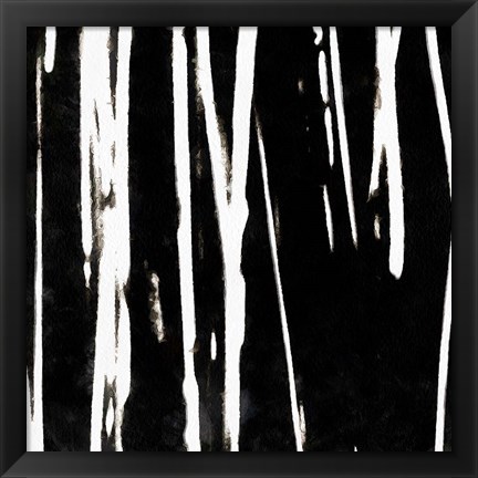 Framed Streaking Paths II Print