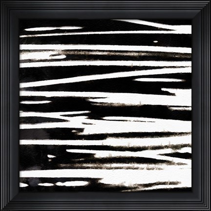 Framed Streaking Paths III Print