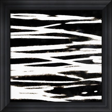 Framed Streaking Paths IV Print