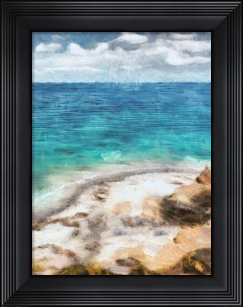 Framed Seaside Views II Print