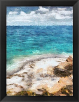 Framed Seaside Views II Print