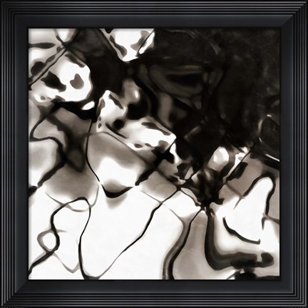 Framed Shimmering Glow II Print
