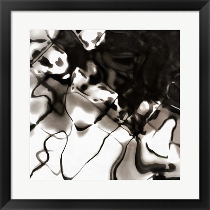 Framed Shimmering Glow II Print