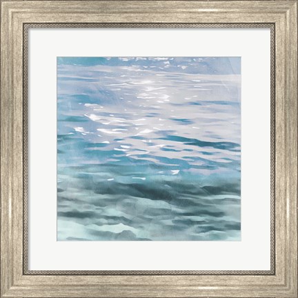 Framed Shimmering Waters I Print