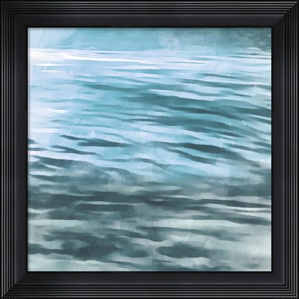 Framed Shimmering Waters II Print