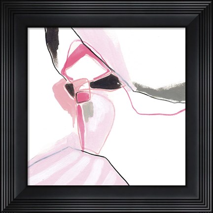 Framed Salon Rouge II Print