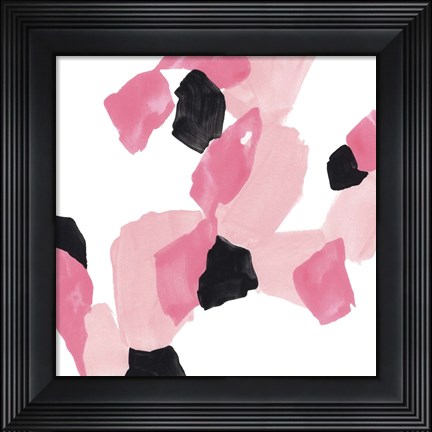 Framed Salon Rouge III Print