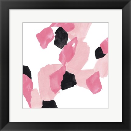 Framed Salon Rouge III Print