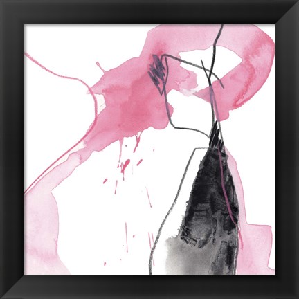 Framed Salon Rouge IV Print