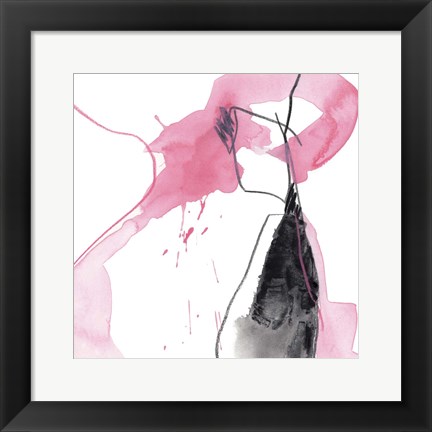 Framed Salon Rouge IV Print